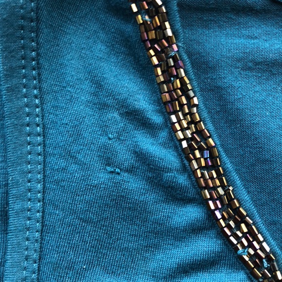 NWOT A.N. A. Tank w/ Neck and Pocket Embellishment - Picture 5 of 5